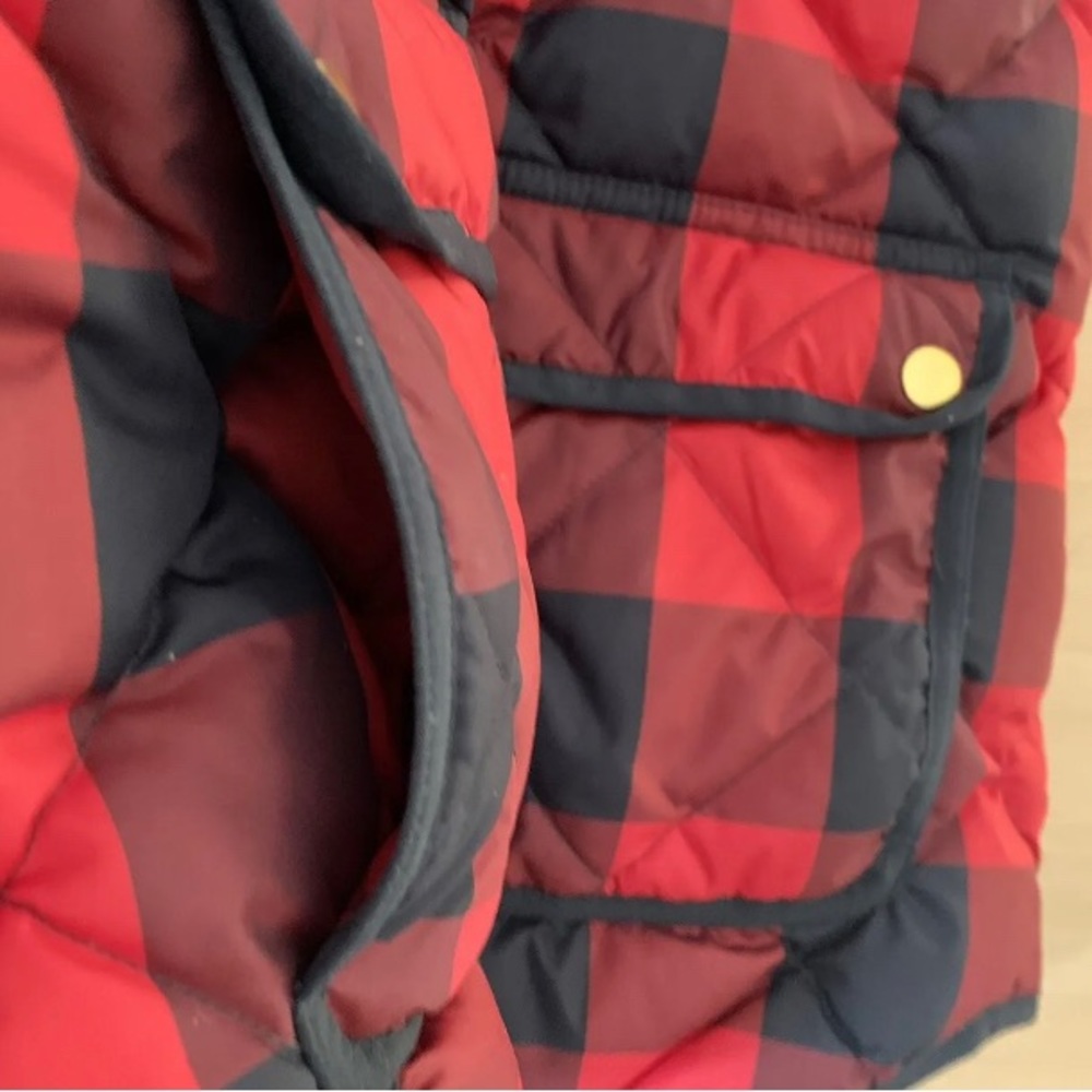 J. Crew Down Vest in Buffalo Check - Picture 2 of 6